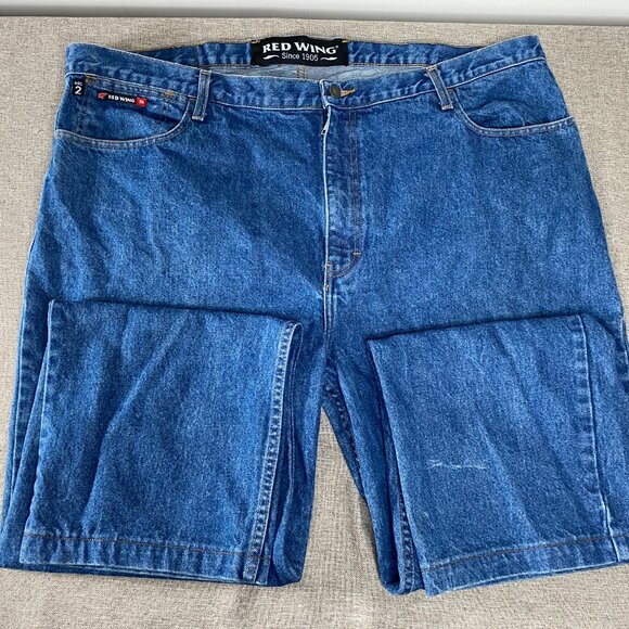 Red Wing HRC 2 FR Denim Jeans Men's 48 x 31 Blue Flame Retardant Casual Pants - Picture 3 of 15